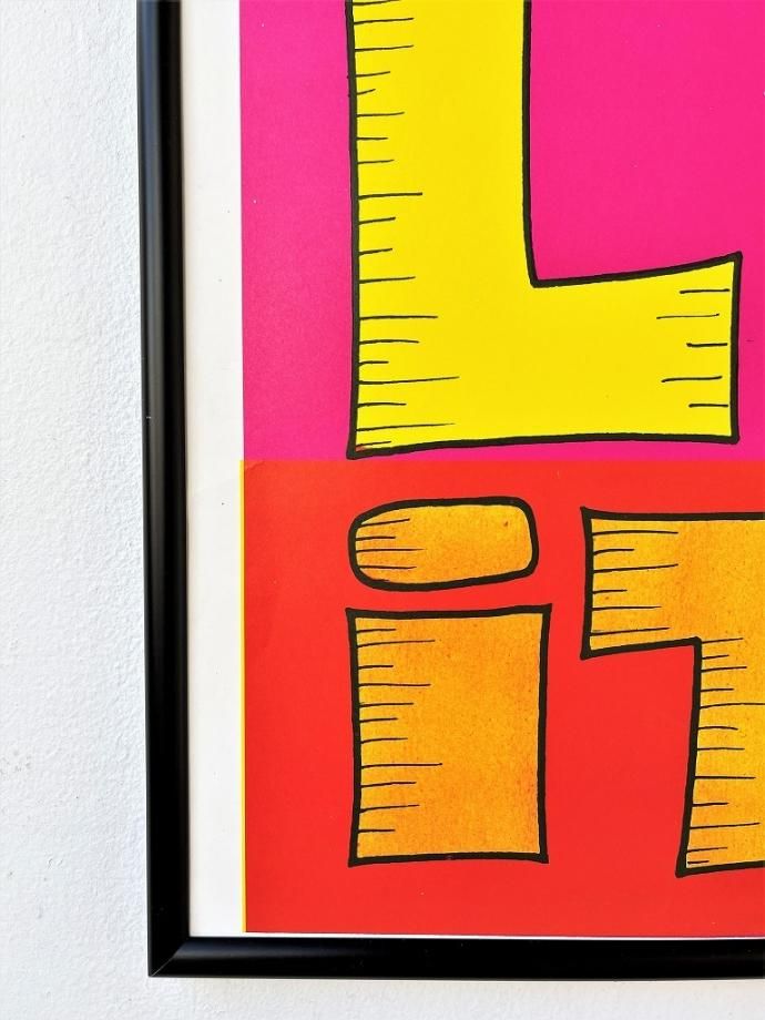 60s ヴィンテージポスター 1stプリント 1970's SEE IT LIKE IT IS 額入り ポスター - アンティーク