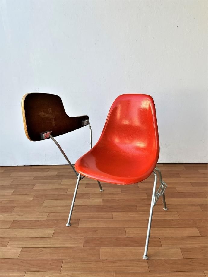 1950-70's Herman Miller イームズ スクールベース サイドシェルチェア ...