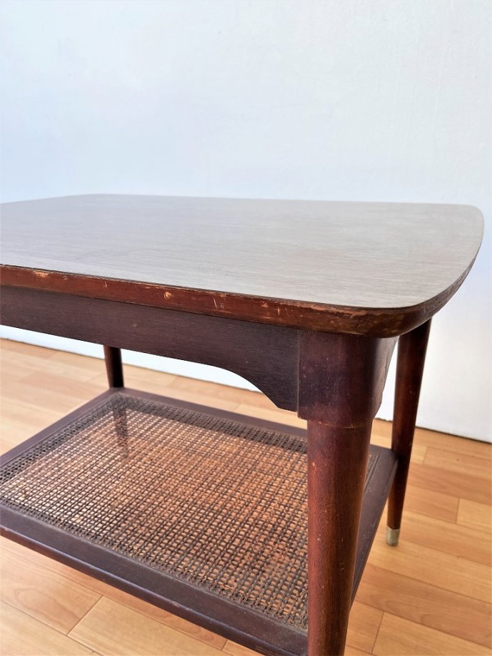 1950-60's B.P. John社製 ヴィンテージ ウッド サイドテーブル 