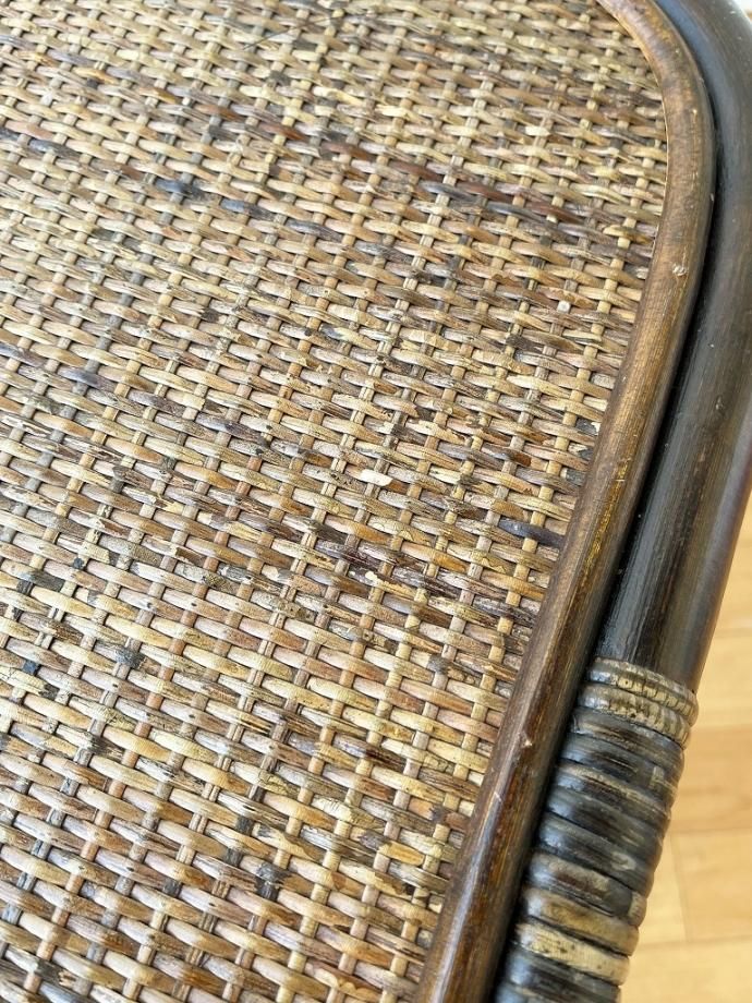 1950-60's ヴィンテージ ラタン サイドテーブル - アンティーク