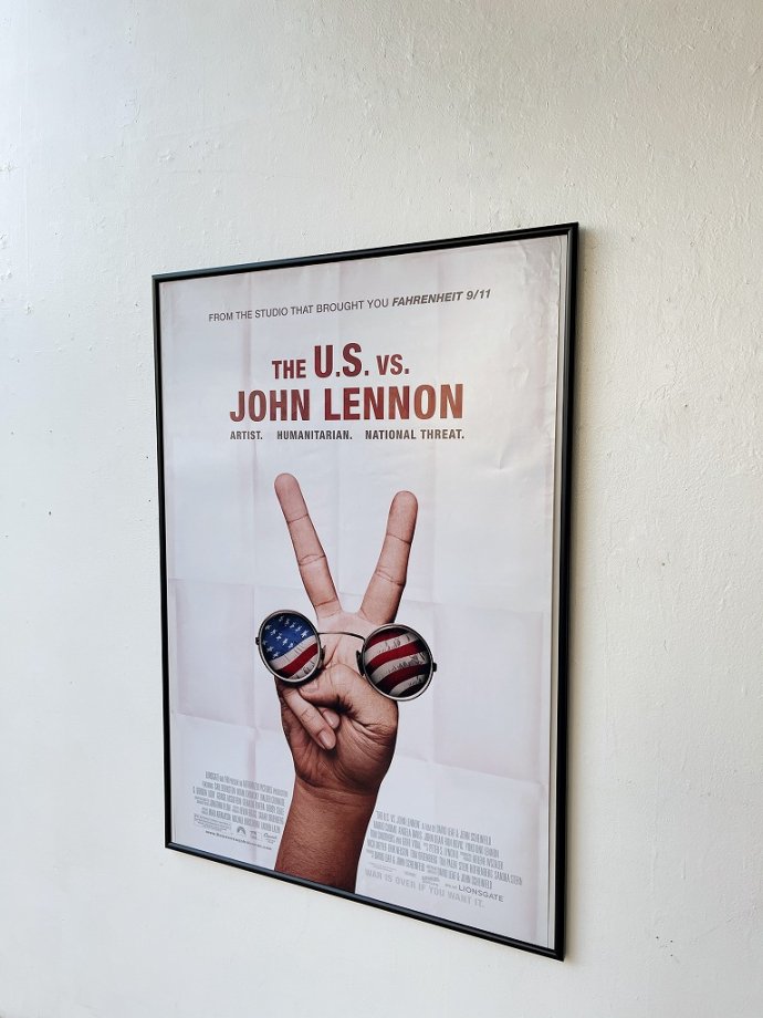 The U.S. vs. John Lennon 額入りポスター - アンティーク、ビンテージ