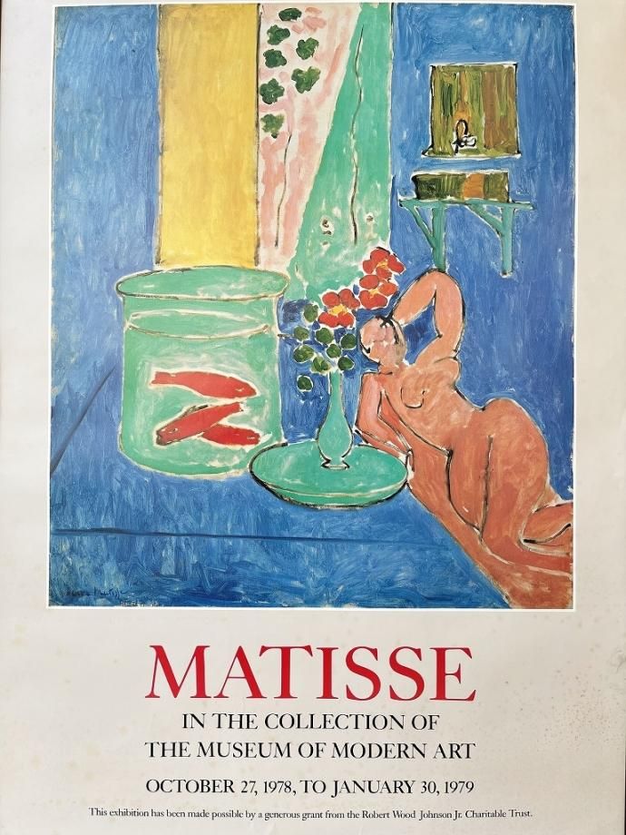 Henri Matisse 【gold fish】 高精細刷特別額装品 アンリ