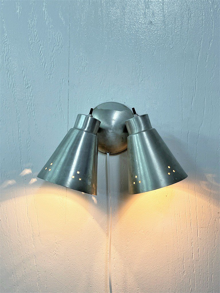 1960-70's ヴィンテージ 2灯 ブラケットランプ
