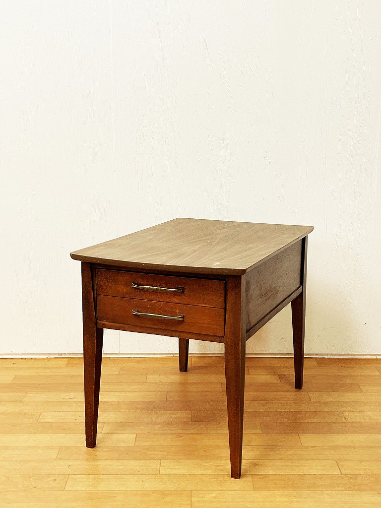 家具・インテリアオランダ ヴィンテージ 木製 ナイトテーブル サイドテーブル ビンテージ レトロ