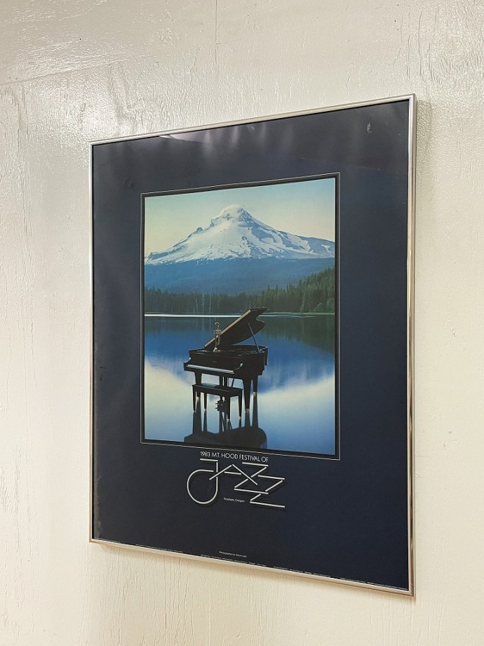 1980’s ヴィンテージ  Mt.Hood Festival of Jazz 額入りポスター