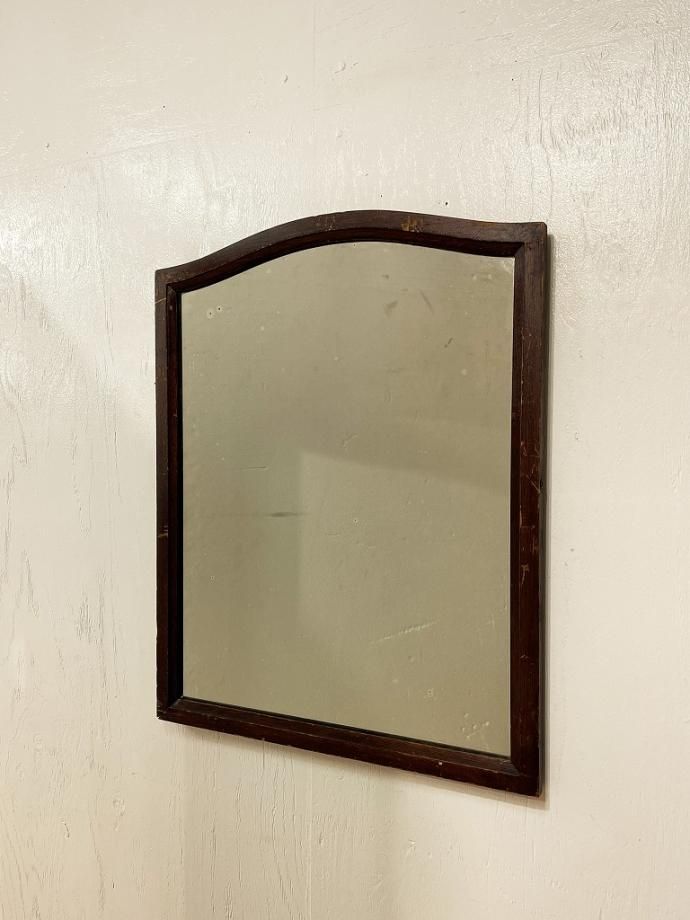 ヴィンテージ ウッドフレーム ウォールミラー - アンティーク