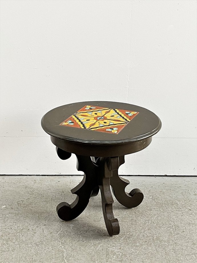 1940-50's ヴィンテージ メキシカンタイルサイドテーブル