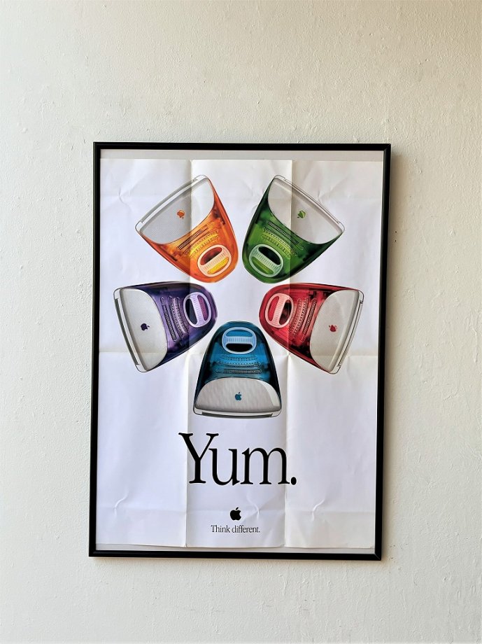 1990’s ヴィンテージ iMac 額入りポスター
