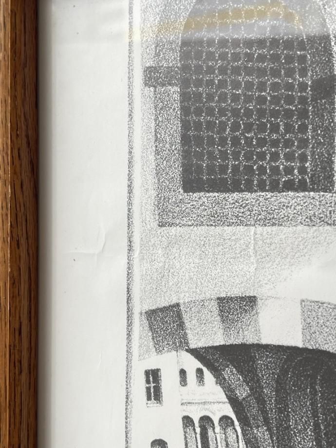 1970's ヴィンテージ M.C. Escher 額入りポスター
