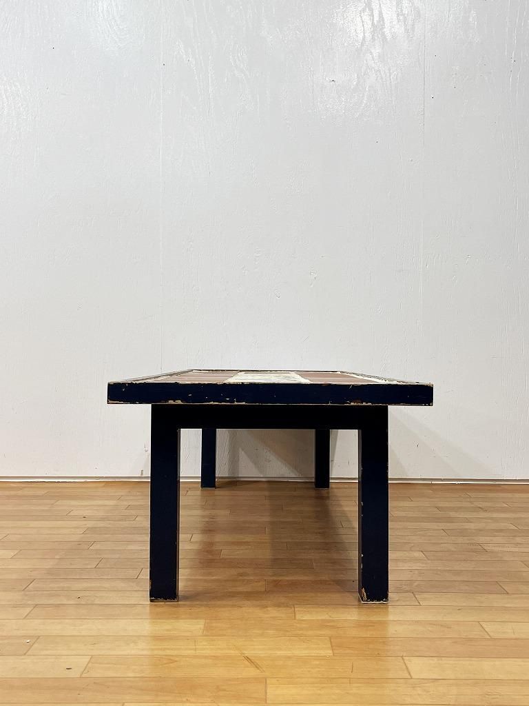 ヴィンテージ タイルトップ ローテーブル ※近畿圏内のみの販売/店頭お