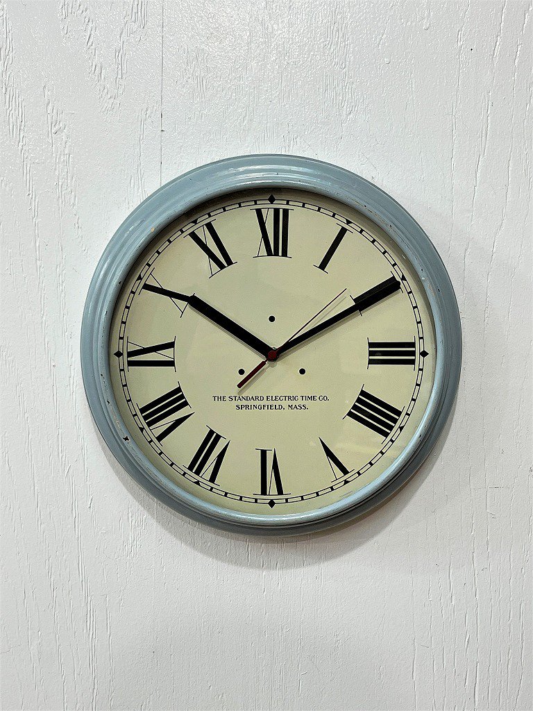 1920-30's STANDARD ELECTRIC TIME社製 ウォール クロック