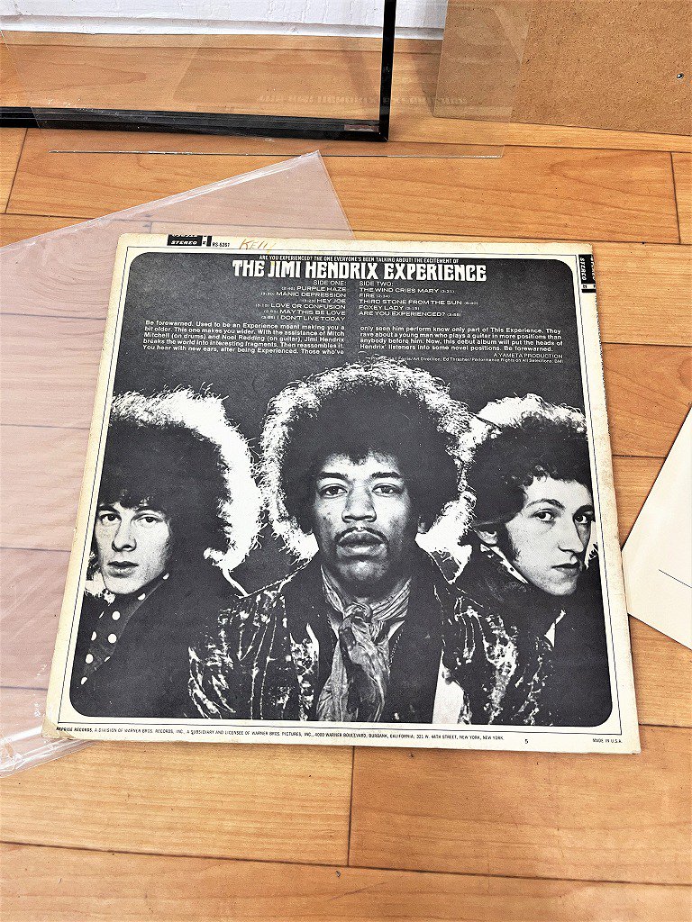 ヴィンテージ Jimi Hendrix EXPERIENCE レコードジャケット ウォール 