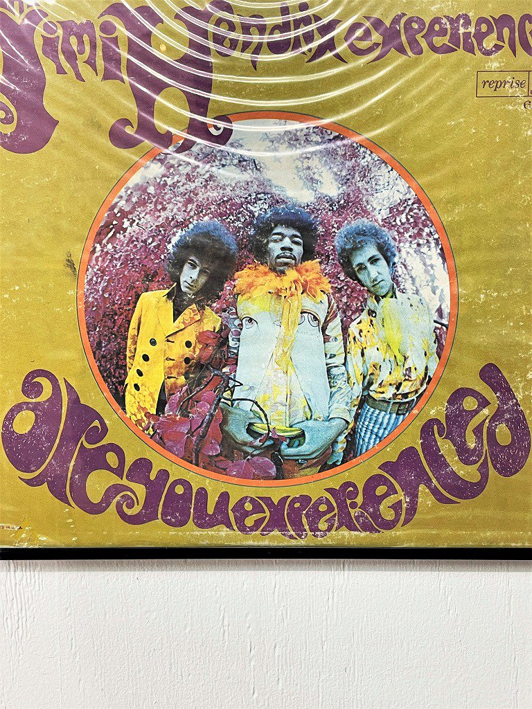 ヴィンテージ Jimi Hendrix EXPERIENCE レコードジャケット ウォール ...