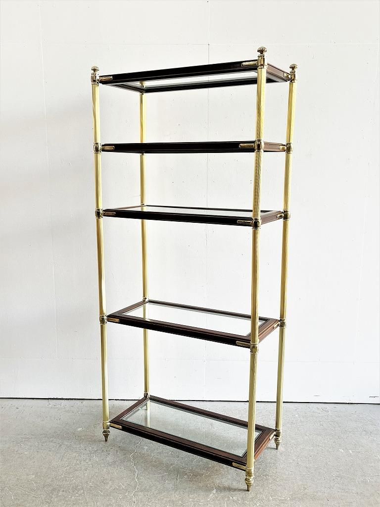 ヴィンテージ ステンレスフレーム シェルフ - アンティーク