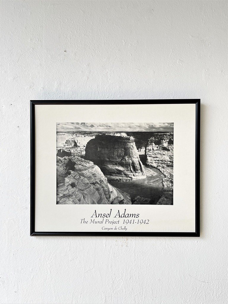 1980's ヴィンテージ Ansel Adams 額入りポスター
