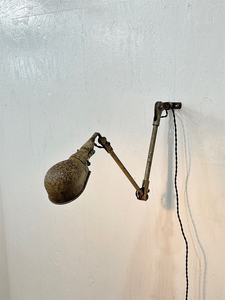 1930-40's ヴィンテージ スウィングアーム ブラケットランプ