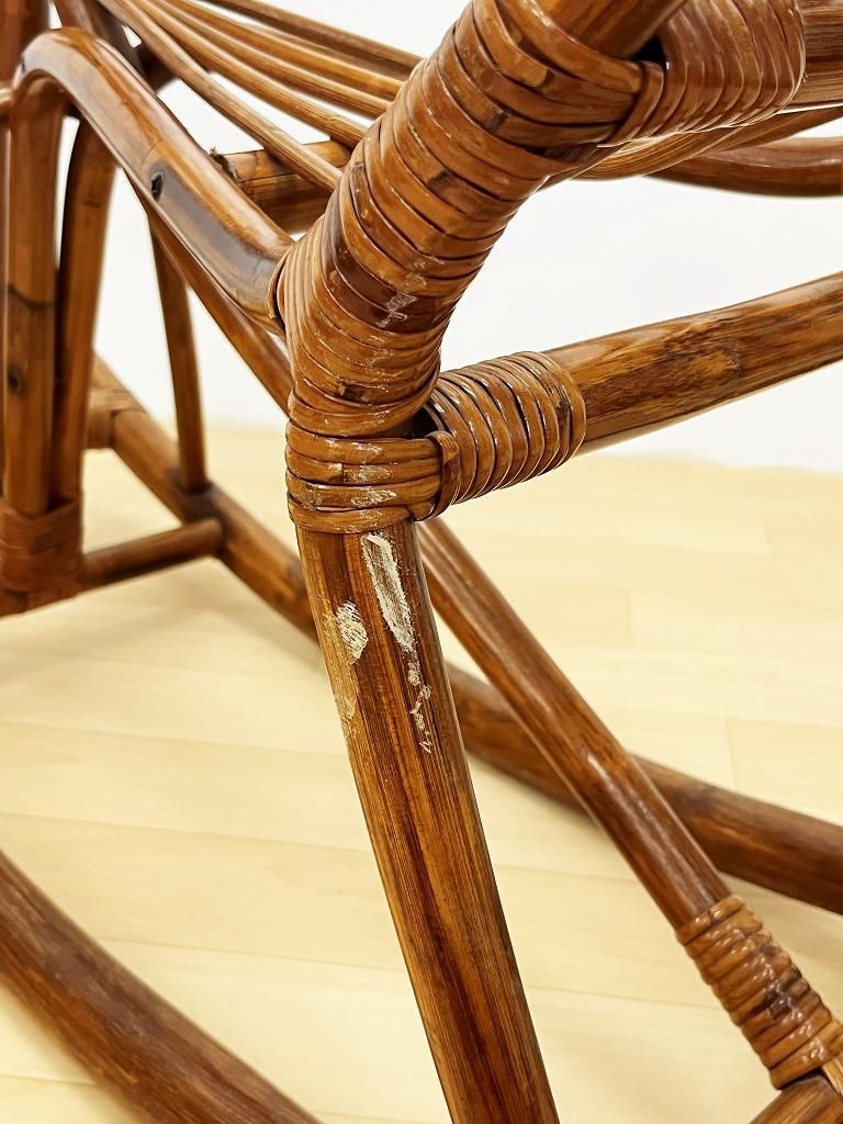 1970-80's ヴィンテージ ラタン ロッキングホース