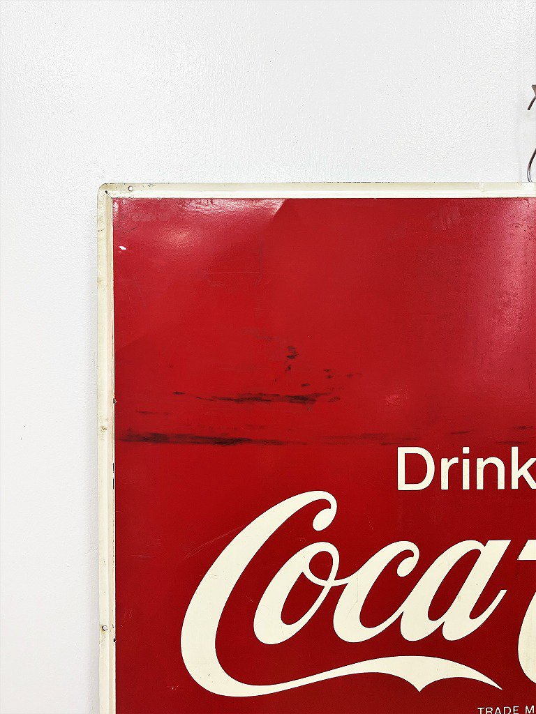 1960's Coca Cola ヴィンテージ サイン/看板 - アンティーク