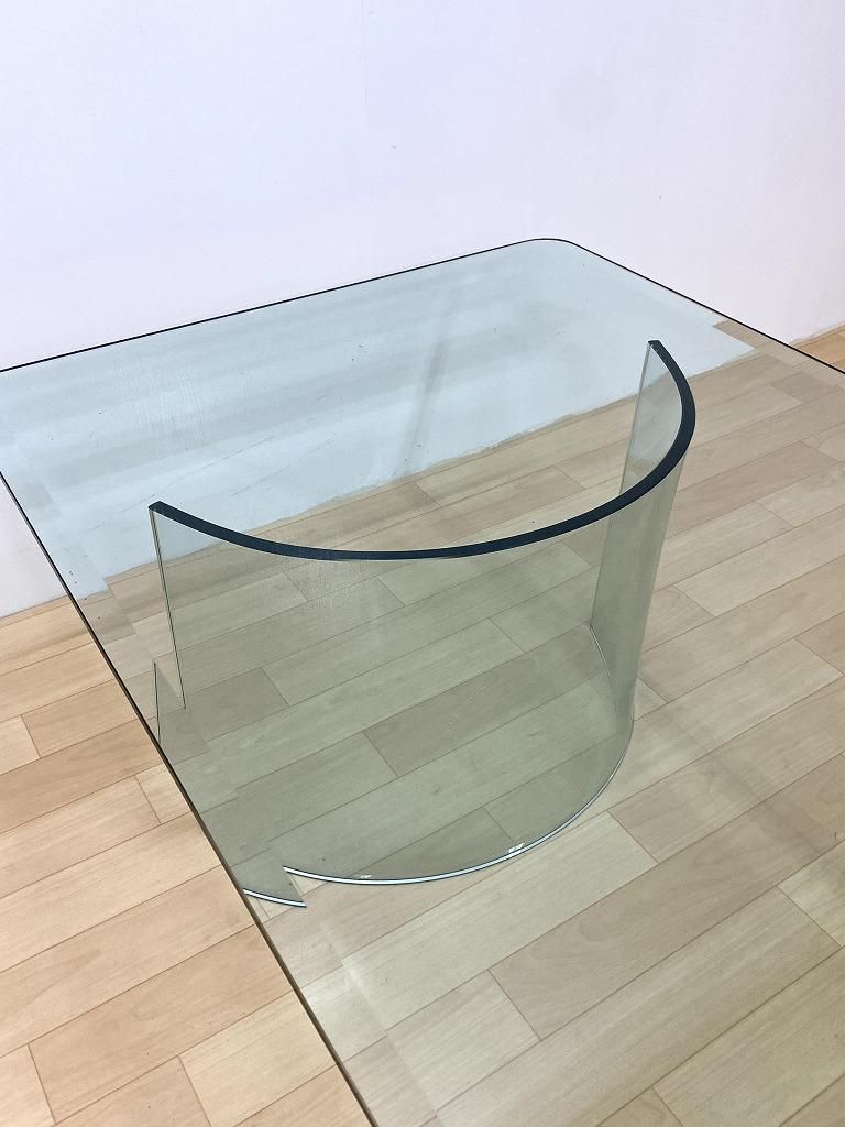 1920's ヴィンテージ ガラスローテーブル ※近畿圏内のみの販売