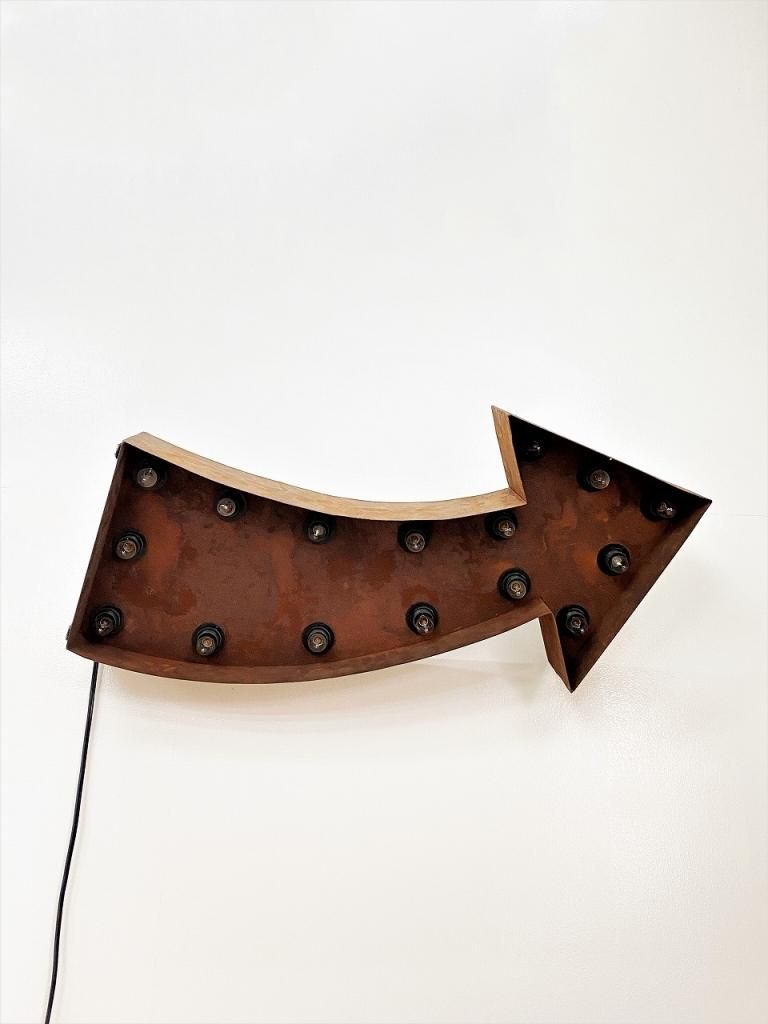 ヴィンテージ アローライトサイン - アンティーク、ビンテージの