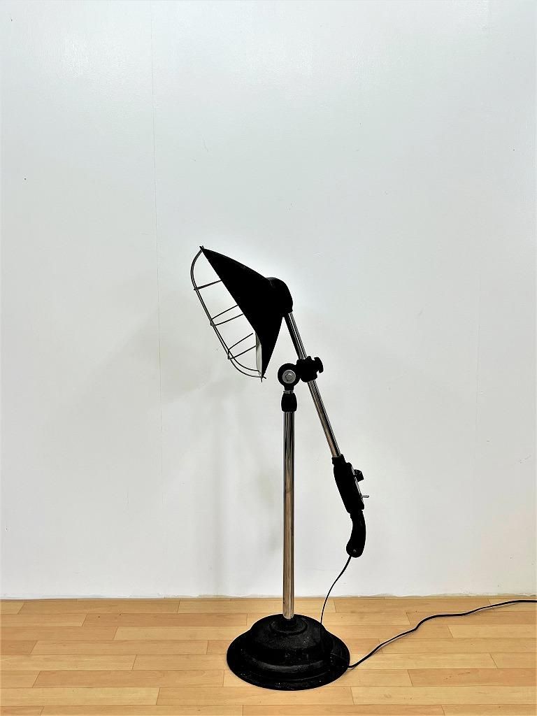 フロアライト　ヴィンテージ　青 フロアライト 和風 オシャレ 青 ブルー 藍色 海 和紙 長方形