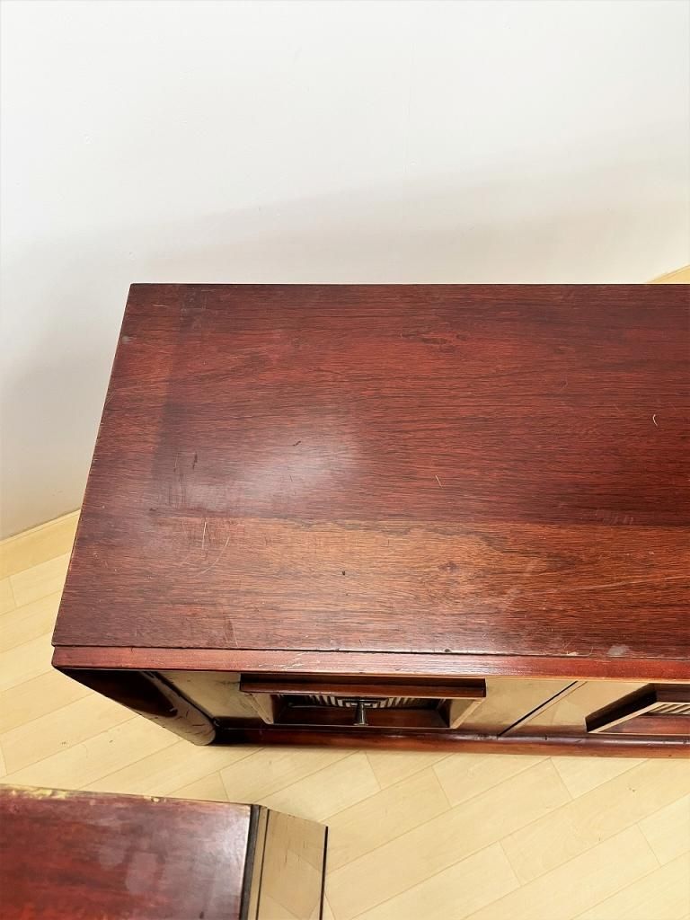 処分、早い者勝ち！アンティーク・ヴィンテージカップボード 1940's ヴィンテージ ウッド カップボード - アンティーク、ビンテージ