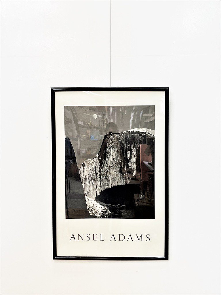 ヴィンテージ ANSEL ADAMS 額入りポスター - アンティーク、ビンテージ 