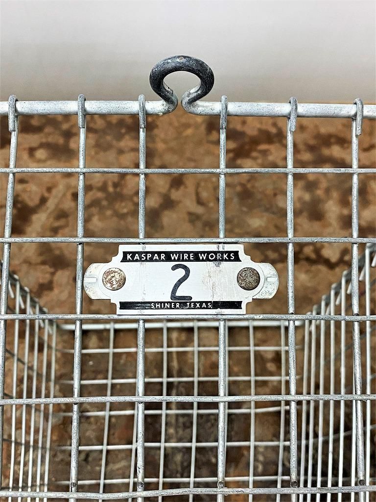 KASPAR WIRE WORKS ヴィンテージ メタルバスケット 3個セット