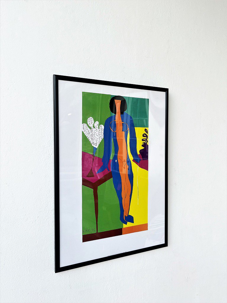 Henri Matisse ”Zulma” 額入りポスター - アンティーク、ビンテージのインテリア家具や雑貨、店舗什器の通販ならWANT  ANTIQUE LIFE STORE