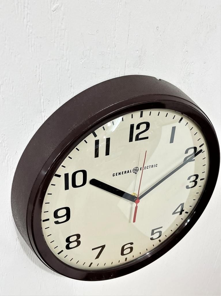 GE GENERAL ELECTRIC　時計　 スクールクロック　ビンテージ 1930-40's GENERAL ELECTRIC社製 ヴィンテージ スクールクロック