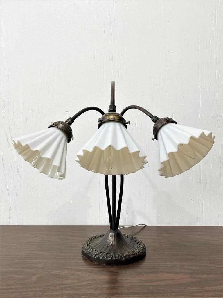 松本家具・レトロ テーブルランプ テーブルランプ おしゃれ 北欧 ガラス アンティーク調 タッチ