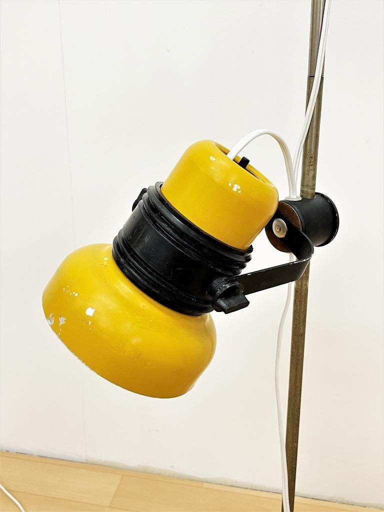 1960-70's ヴィンテージ 2灯 フロアランプ - アンティーク、ビンテージ