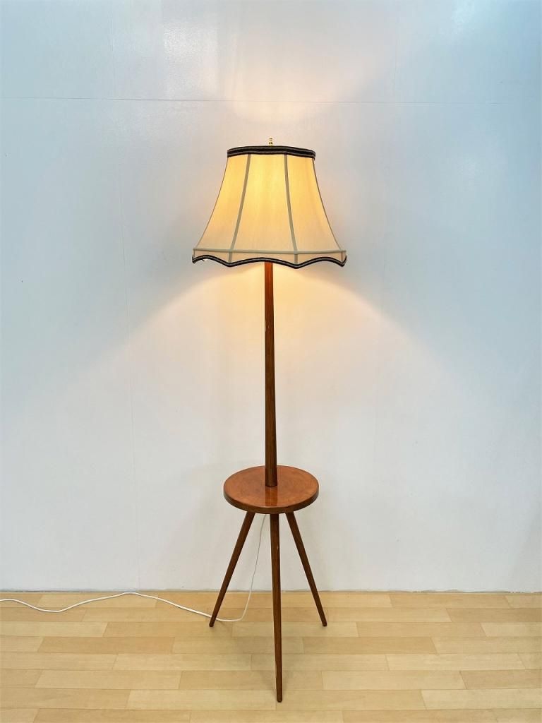 ミッドセンチュリー　ナイトランプ　布シェード ミッドセンチュリーナイトランプ布シェード