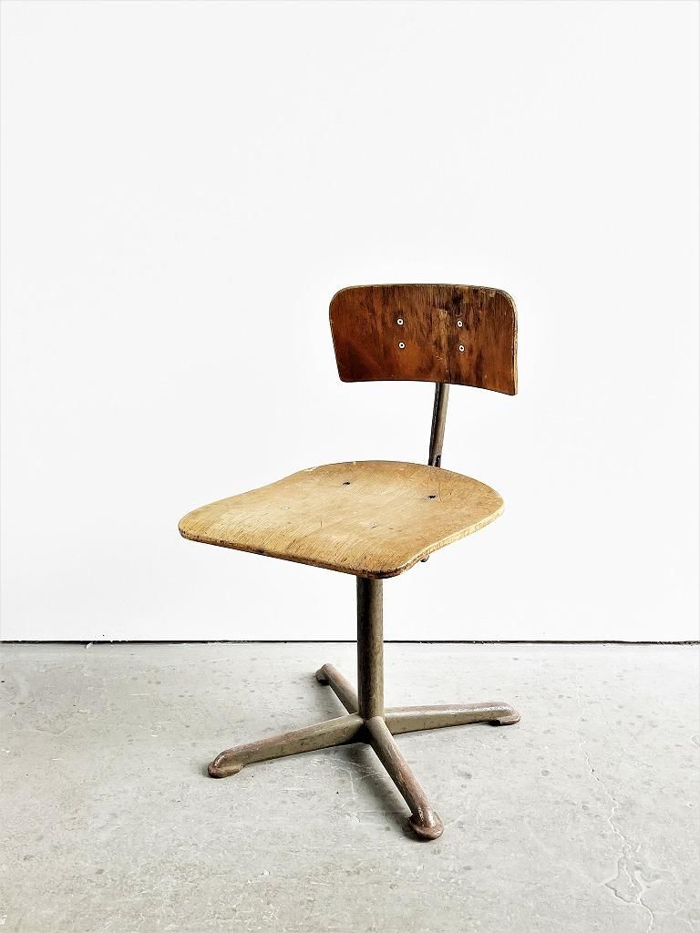 ビンテージ　デスクチェア 1940-50's ヴィンテージ ウッド デスクチェア - アンティーク