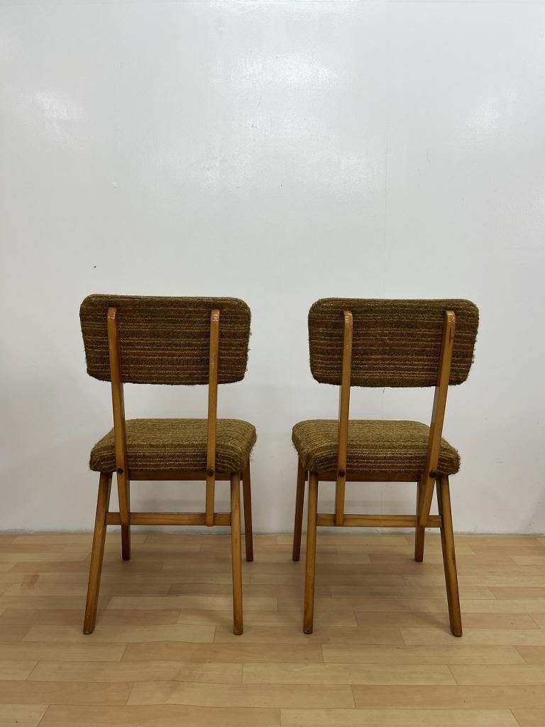 ヴィンテージ 1960-70's ファブリック ダイニングチェア