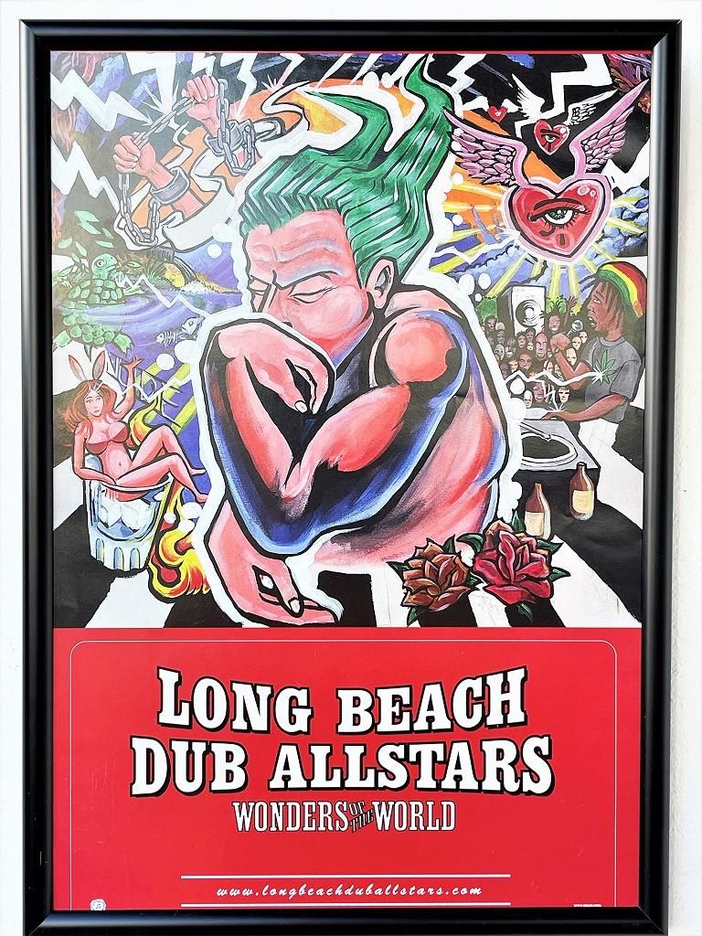 Long Beach Dub Allstars ‎ LONG BEACH DUB ALLSTARS” 額入りポスター - アンティーク