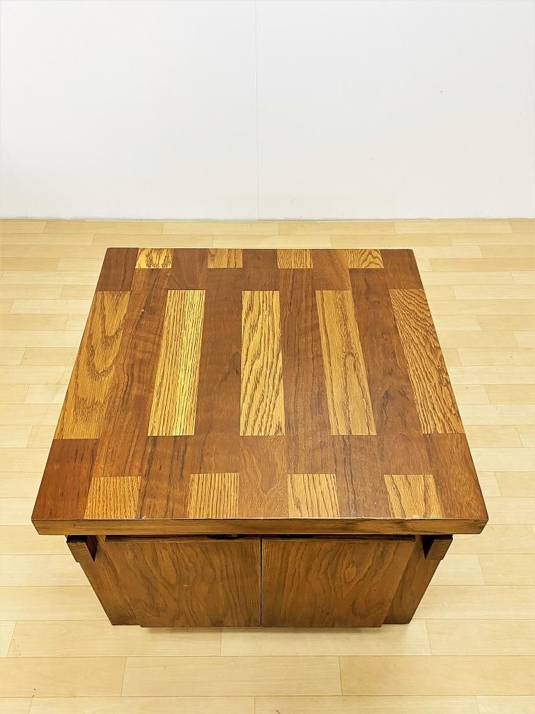 1970's ヴィンテージ LANE社製 ウッド サイドテーブル - アンティーク