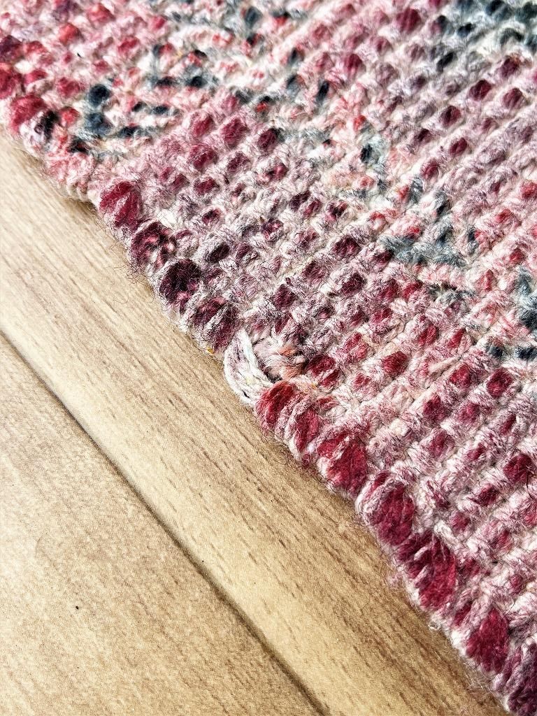 vintage アンティーク ヴィンテージラグ　マルチカバー インド製 マルチカラー ラグ(2)(1720mm×920mm) - アンティーク