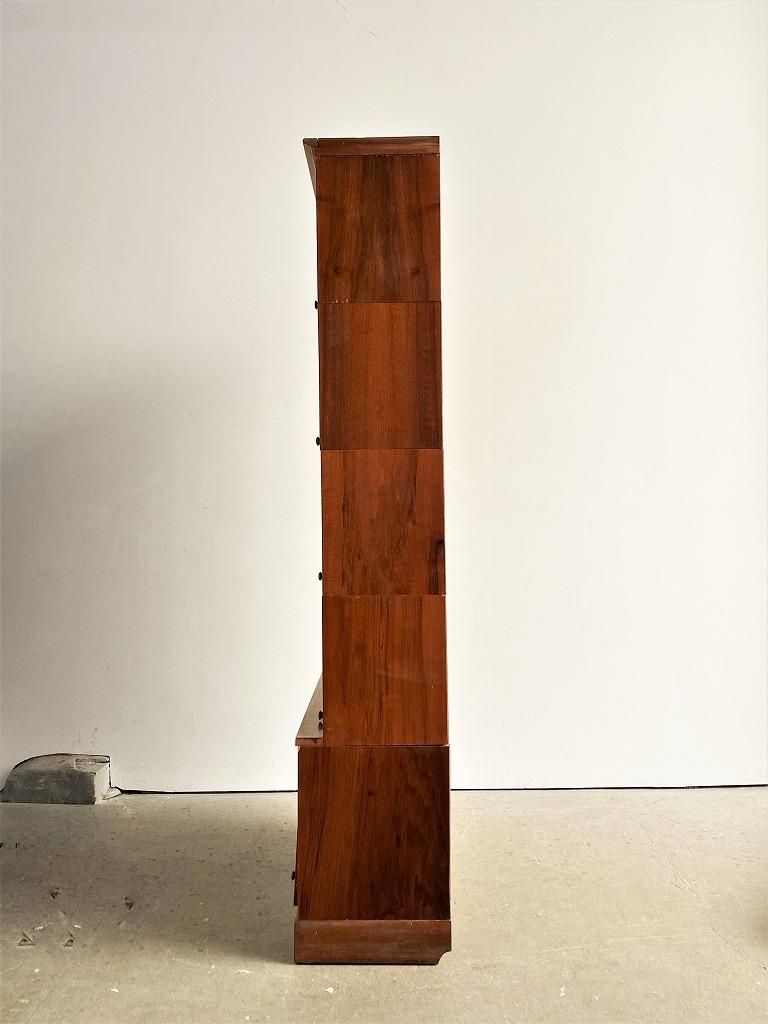 スタッキングブックシェルフ　ビンテージ　アンティーク 楽天市場】スウェーデン製 大型ブックシェルフ オーク材 ガラス