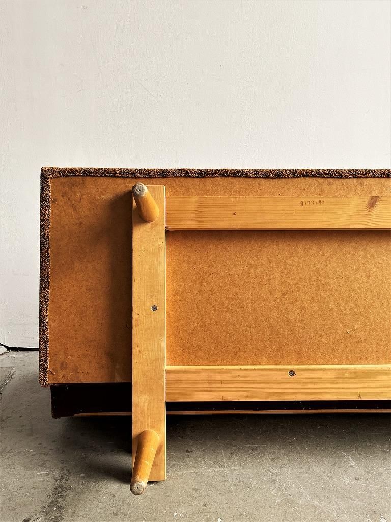 アンティークデイベッド 1950-60's ヴィンテージ ファブリック ソファ/デイベッド