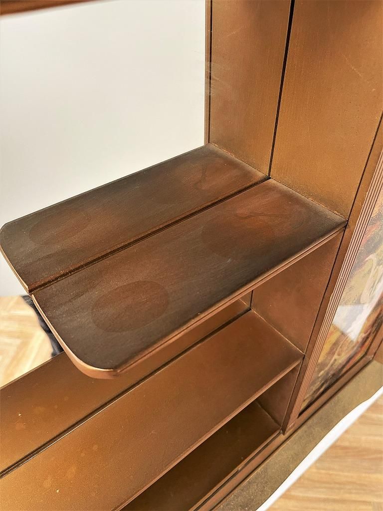 アメリカンアンティーク50s～60s USA木製シャドーボックス家具ヴィンテージ アメリカンアンティーク50s～60s USA木製シャドーボックス家具