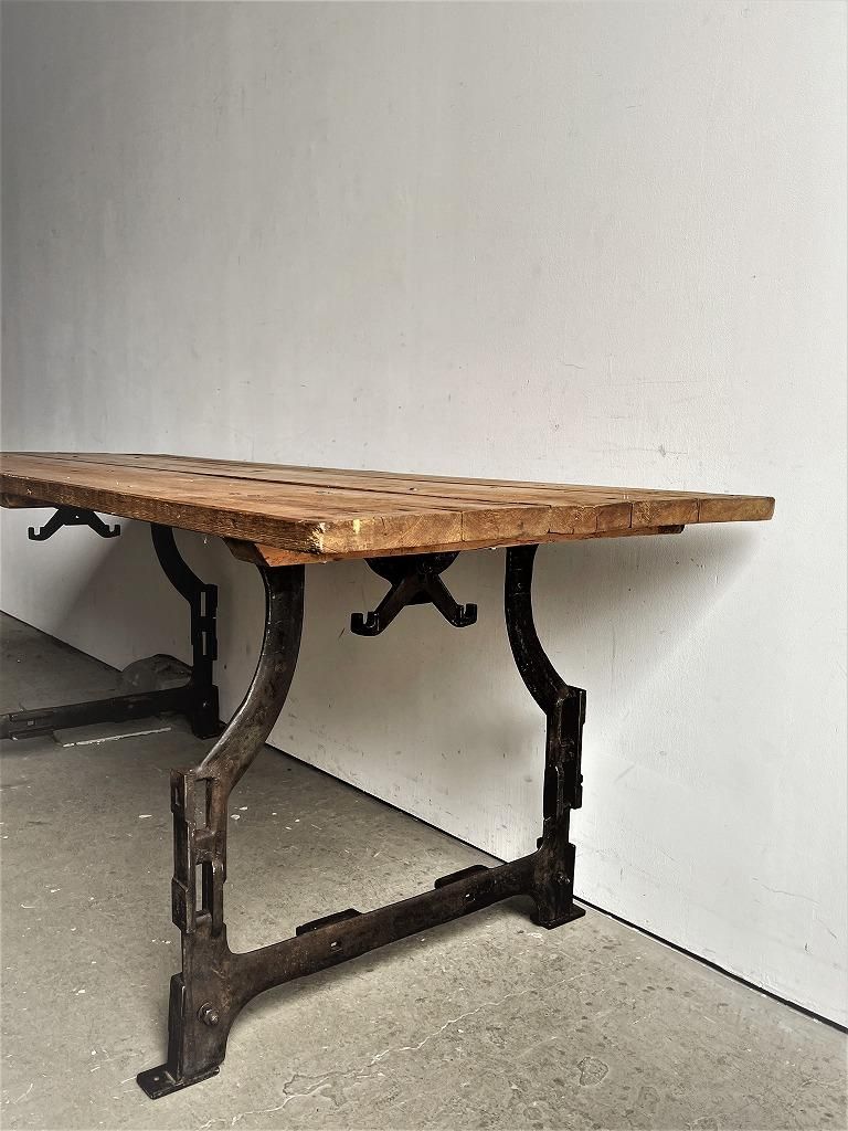 1920-40's ヴィンテージ インダストリアル ワークテーブル