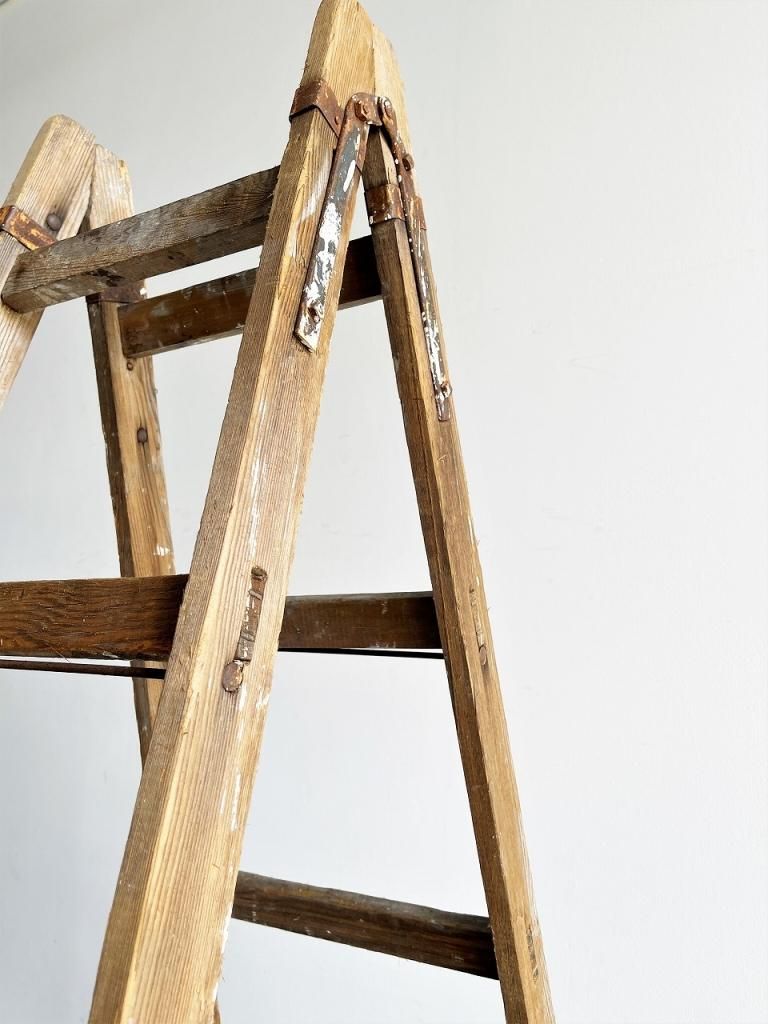 ヴィンテージ ウッド ラダー / はしご - アンティーク、ビンテージの