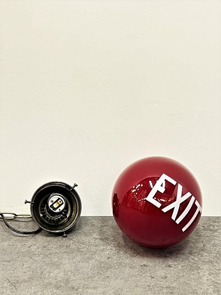 1920-40's ヴィンテージ EXIT ペンダントランプ - アンティーク