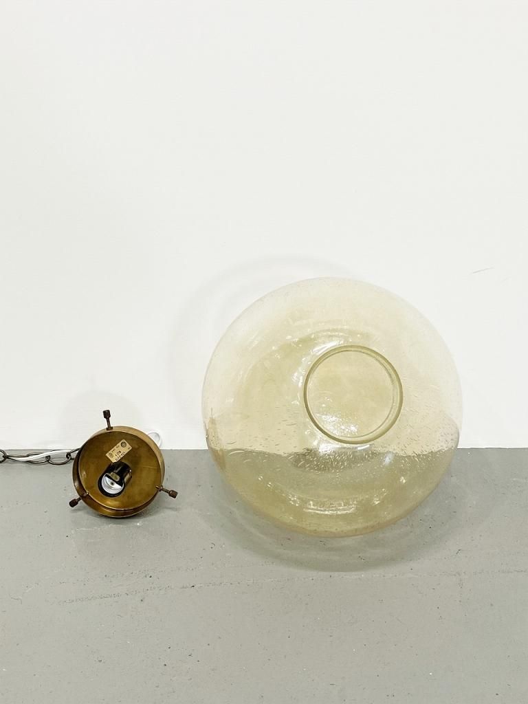 特別価格 1960's ヴィンテージ スモークガラス ペンダントランプ(複数在庫 ライト+ランタン