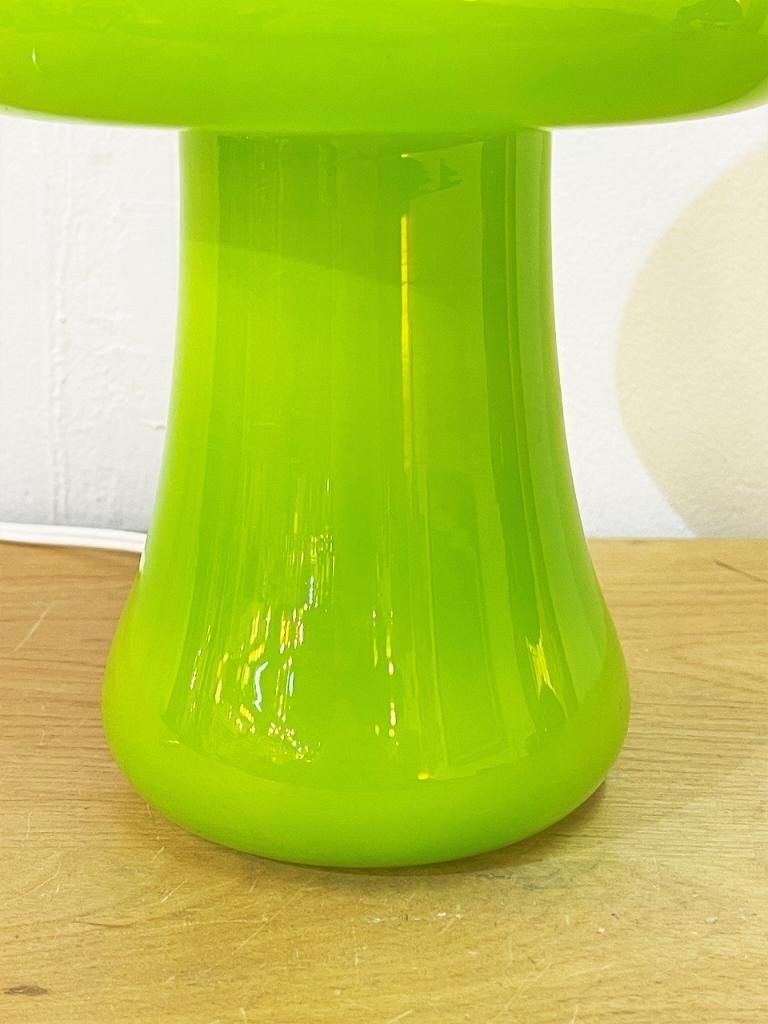 1960-70's ヴィンテージ カラーガラス マッシュルームランプ