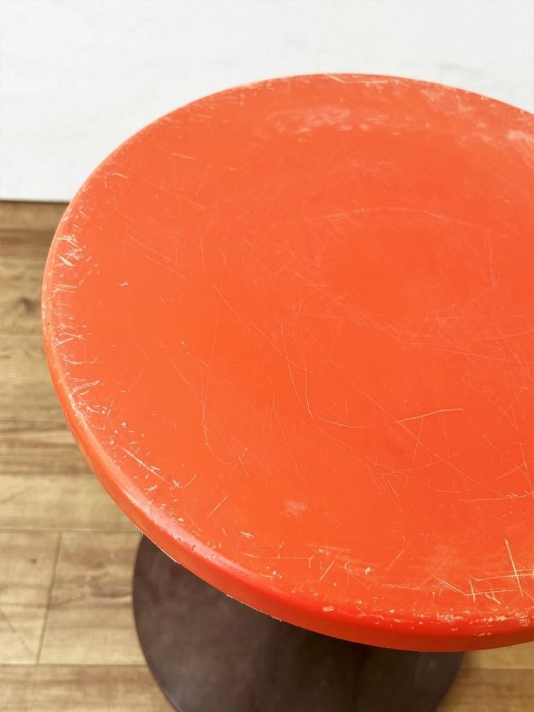 アンティーク】プラスチック製 スツール 丸椅子 昭和レトロ