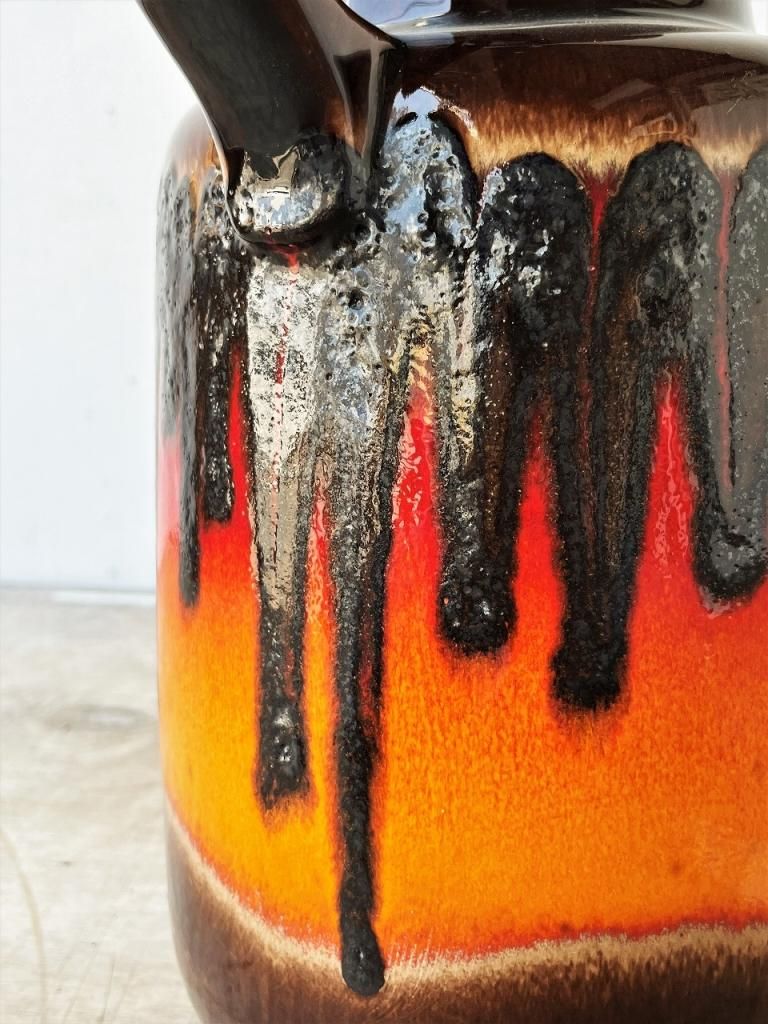 Fat Lava SCHEURICH フラワーベース 花瓶 ヴィンテージ 西ドイツ製 ヴィンテージ ”Fat Lava” by Scheurich Big size