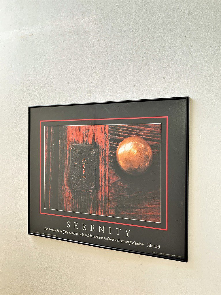 1990's ”Serenity” 額入りポスター