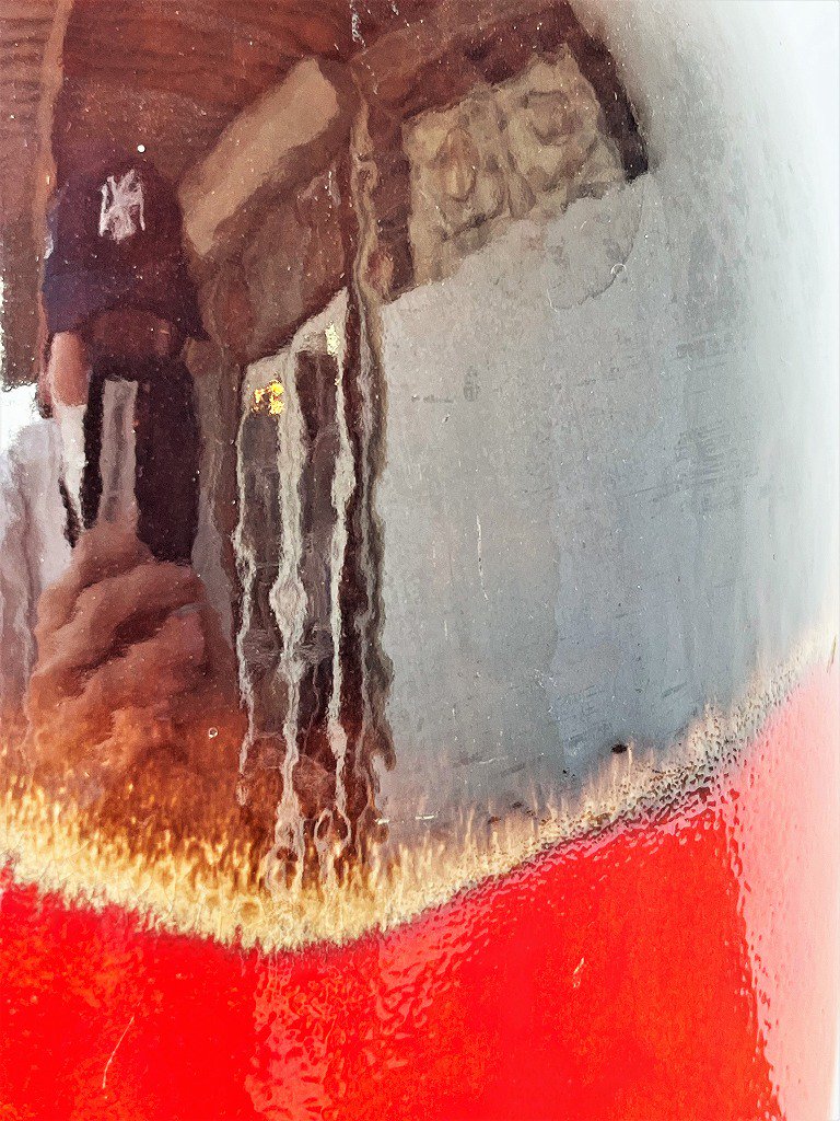 西ドイツ製 ヴィンテージ ”Fat Lava” by Scheurich Big size H53cm フラワーベース/花瓶 - アンティーク、 ビンテージのインテリア家具や雑貨、店舗什器の通販ならWANT ANTIQUE LIFE STORE